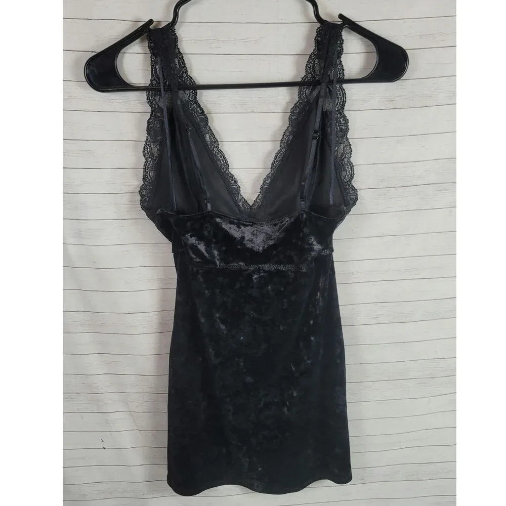 Free People Women's Viper Velvet Bodycon Dress in Black, sz XS